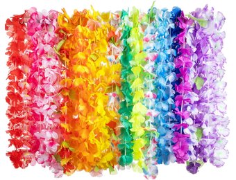 Hawaiiaanse Bloemenkransen (3 Dozen) - Feestelijk & Tropisch, 34% Korting