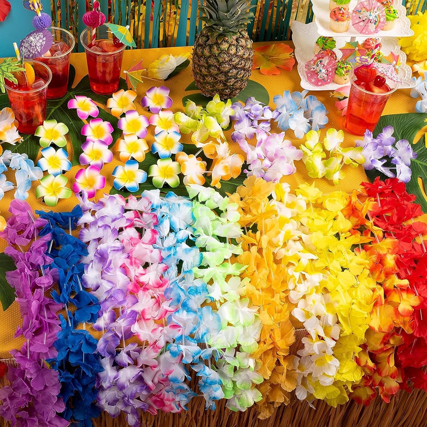 Hawaiiaanse Bloemenkransen (3 Dozen) - Feestelijk & Tropisch, 34% Korting