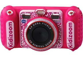 Kindercamera Roze met Dubbele Lens & 70+ Effecten (46% Korting)
