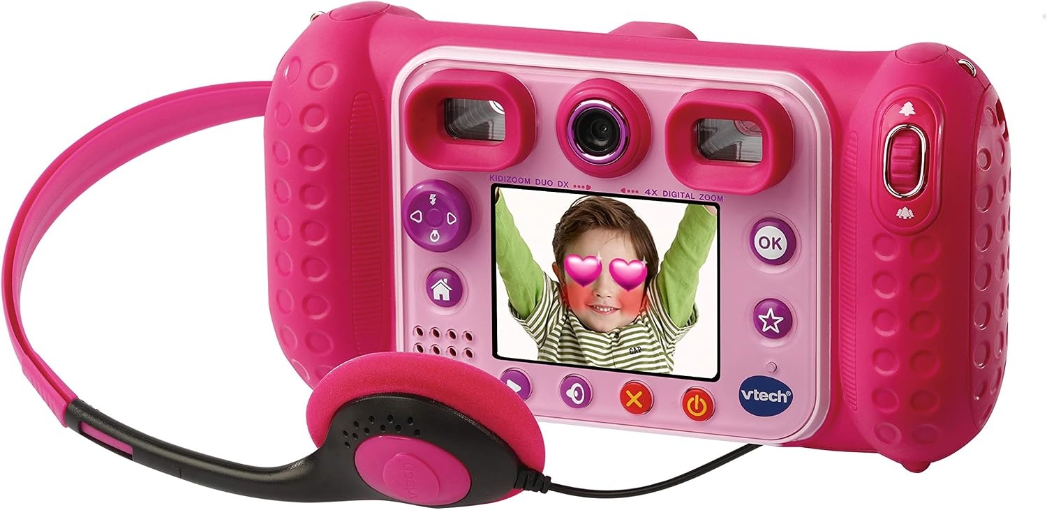 VTech KidiZoom Duo DX Kindercamera - Roze (34% Korting)