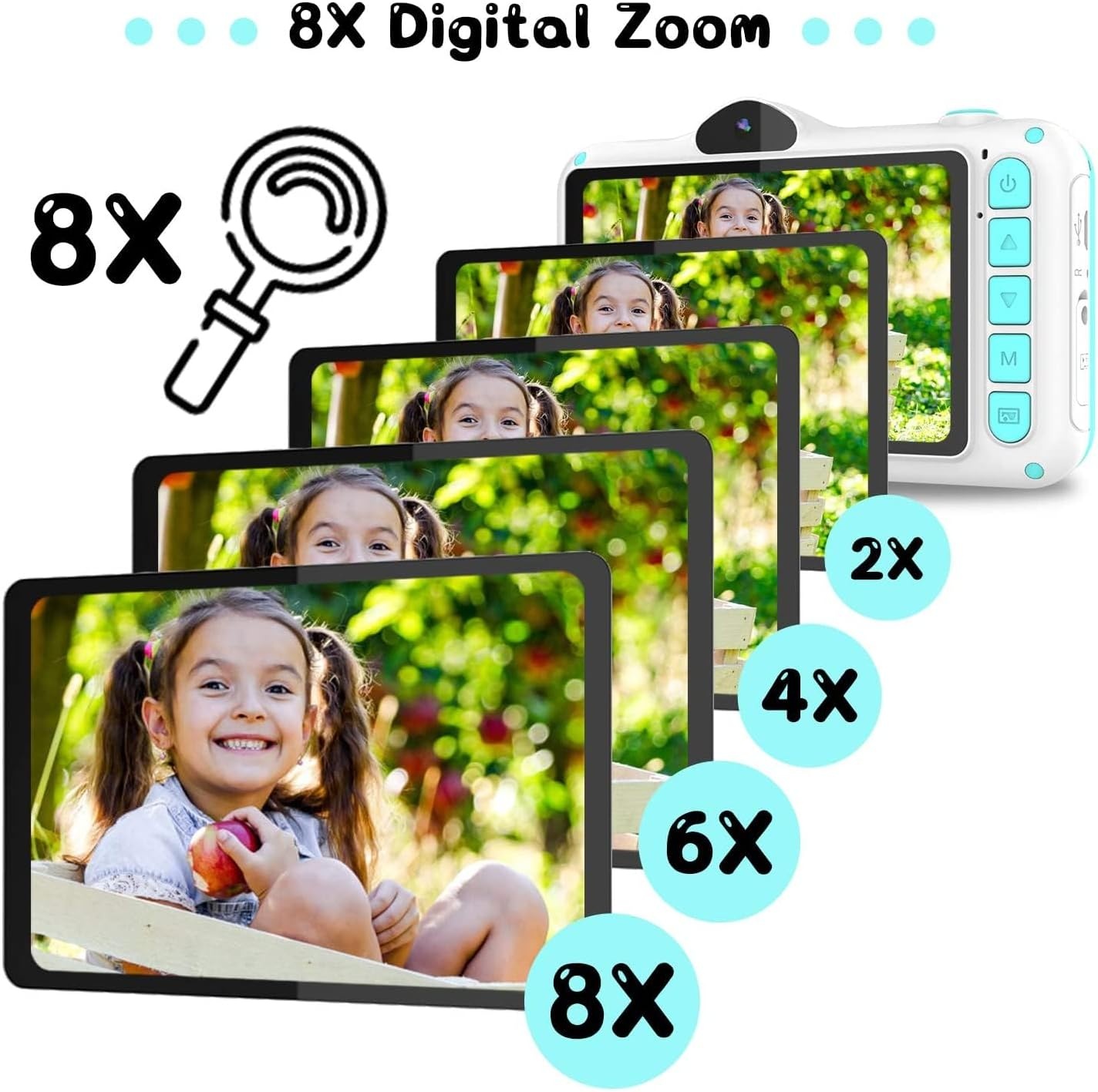 WOWGO Kindercamera met Dubbele Lens & 32GB Kaart - Groen (34% Korting)