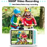 WOWGO Kindercamera met Dubbele Lens & 32GB Kaart - Groen (34% Korting)