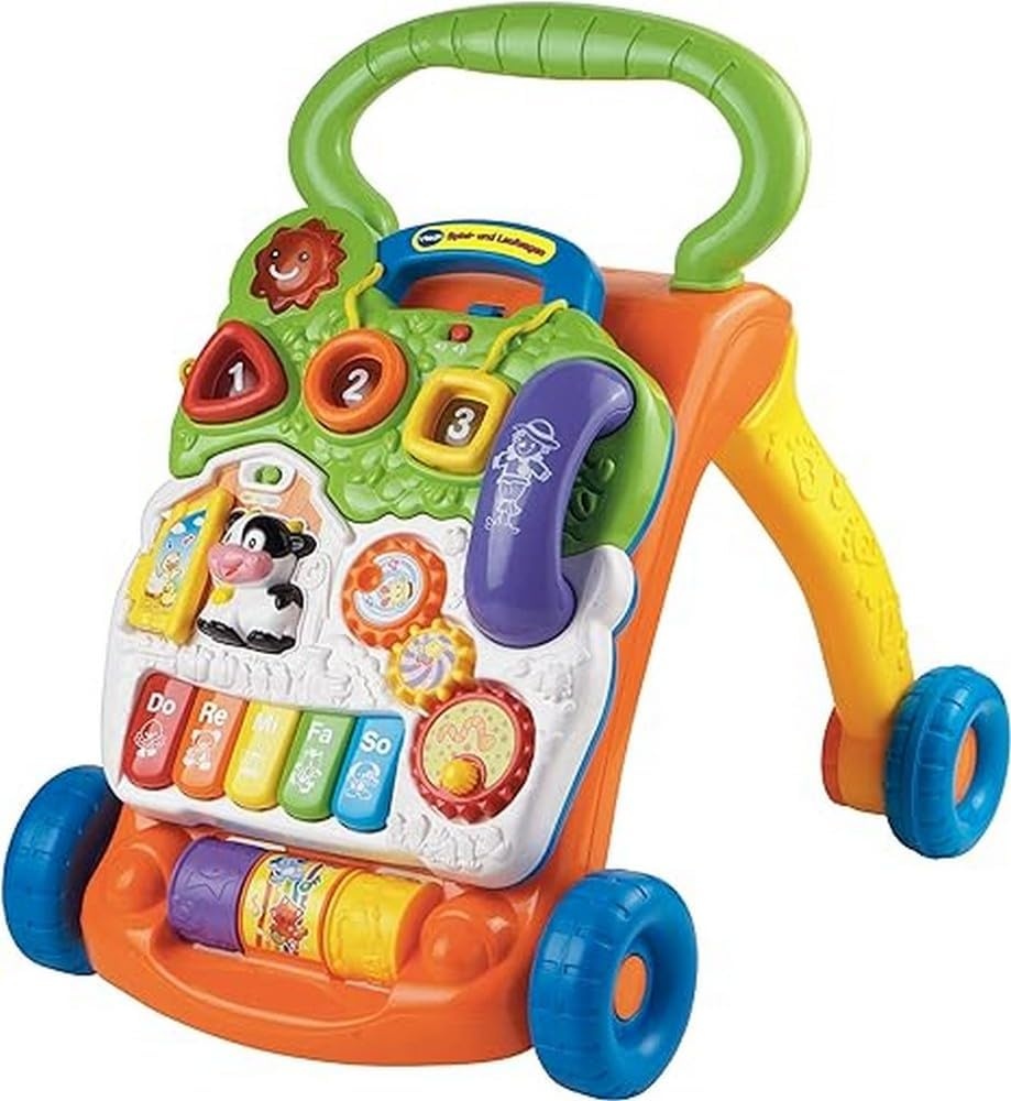 Vtech Baby Loopstoel met Spelpaneel - Leerzaam Speelgoed met Muziek - 12-36 Maanden
