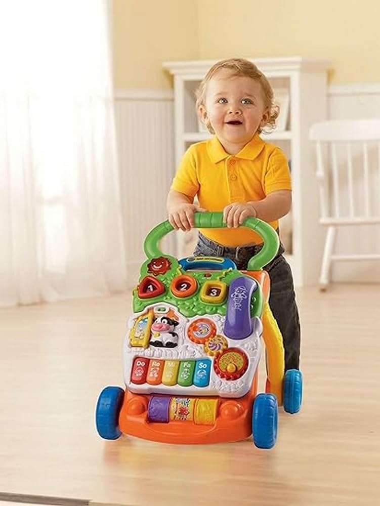 Vtech Baby Loopstoel met Spelpaneel - Leerzaam Speelgoed met Muziek - 12-36 Maanden
