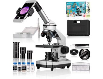 Bresser Biolux CA Microscoopset 40x-1024x met Koffer - 30% Korting