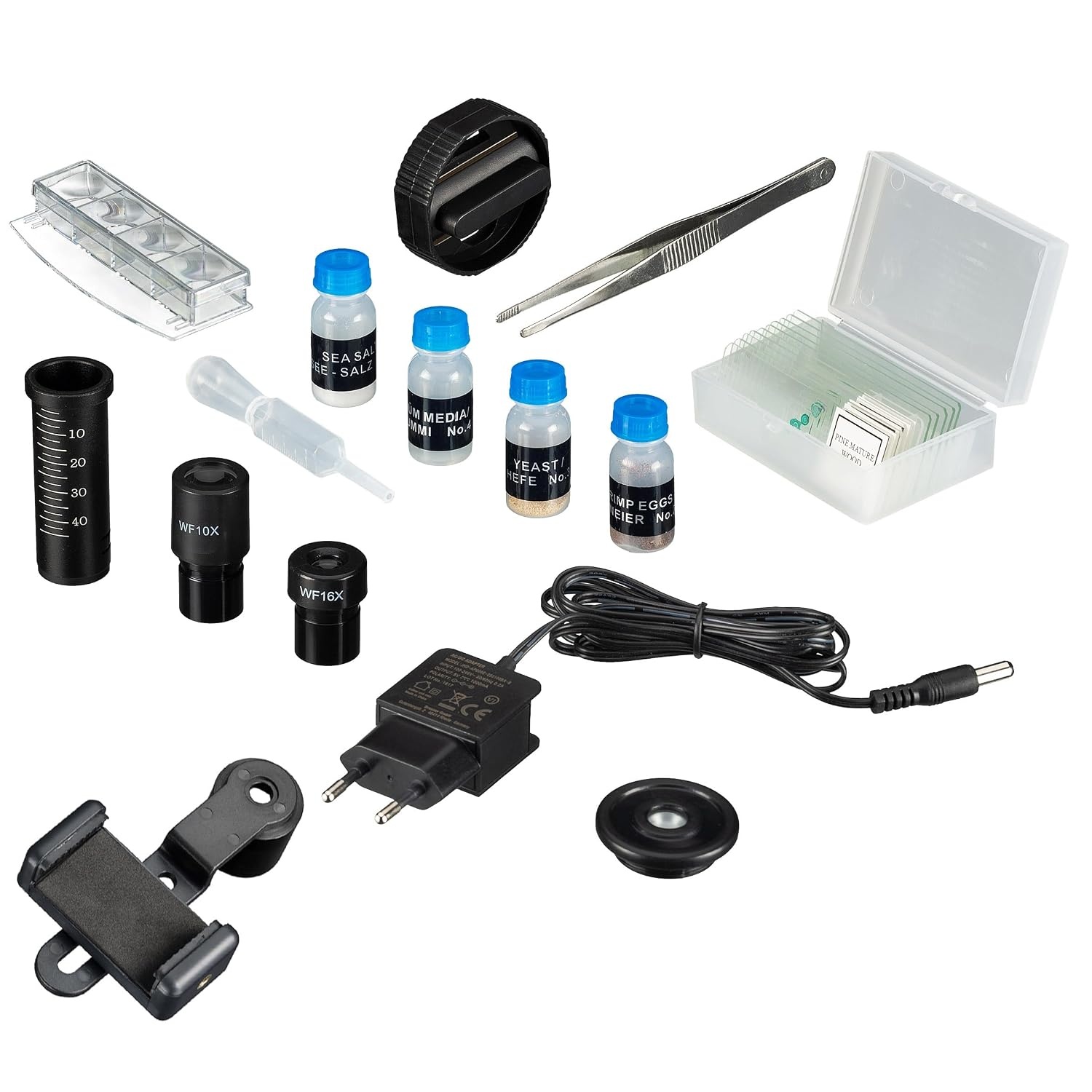 Bresser Biolux CA Microscoopset 40x-1024x met Koffer - 30% Korting