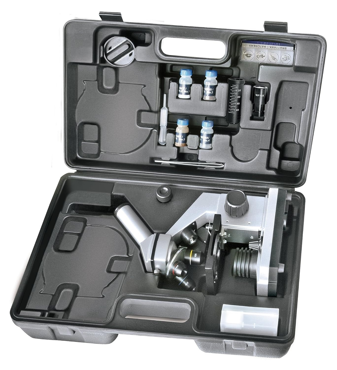 Bresser Biolux CA Microscoopset 40x-1024x met Koffer - 30% Korting