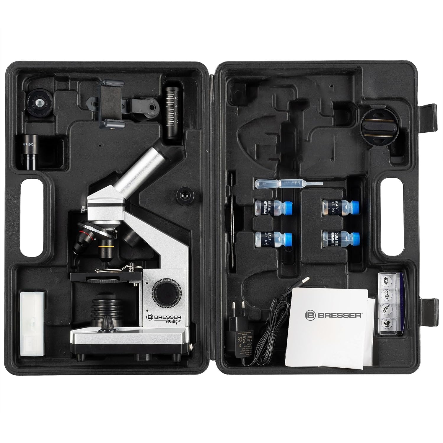 Bresser Biolux CA Microscoopset 40x-1024x met Koffer - 30% Korting
