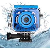 Kinder Onderwater Camera 1080P HD Waterdicht Blauw met Korting