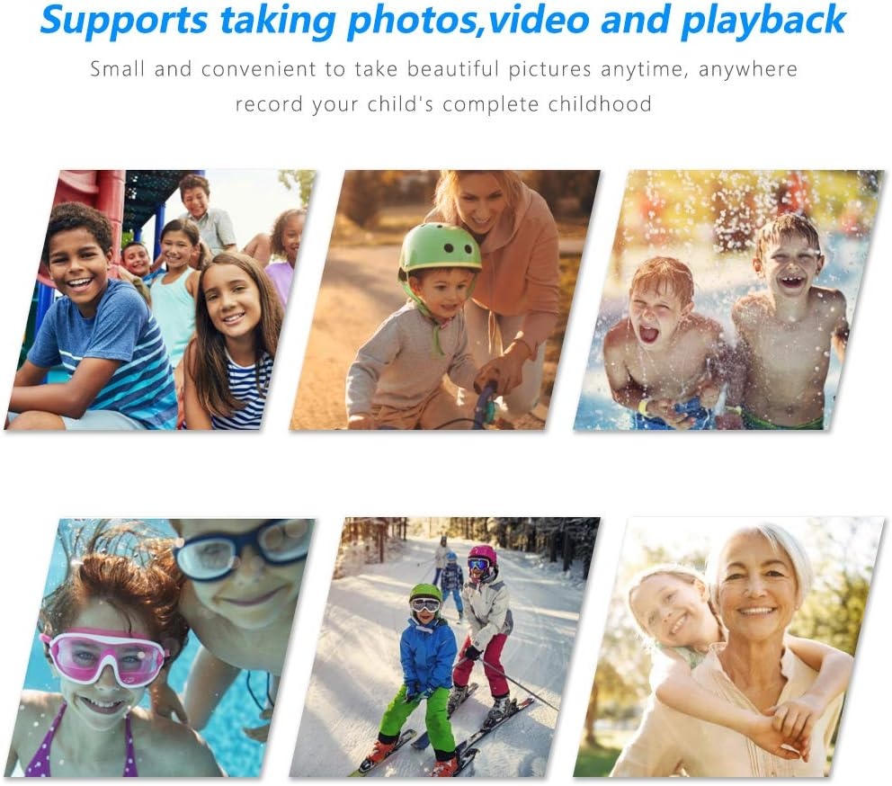 Kinder Onderwater Camera 1080P HD Waterdicht Blauw met Korting