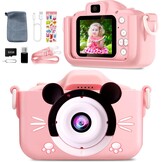 Yokiss Kinderfotocamera Roze - 1080p - 33% Korting