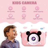 Yokiss Kinderfotocamera Roze - 1080p - 33% Korting