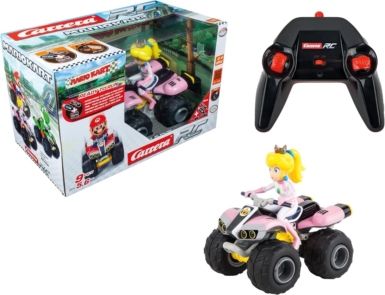 Mario Kart 8 Peach Quad op afstand bestuurbare auto (19,5 cm) - 59% Korting