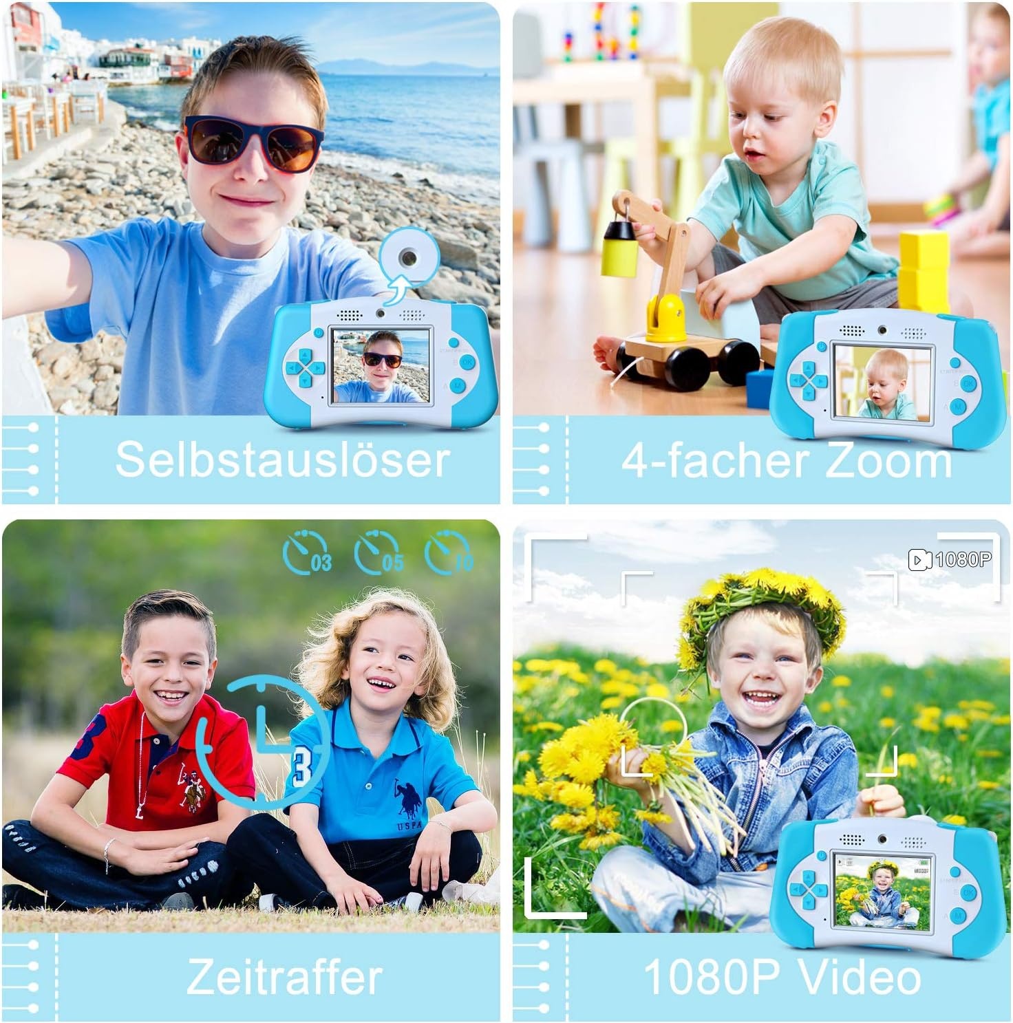 Kindercamera met 33% Korting - Multifunctioneel Cadeau
