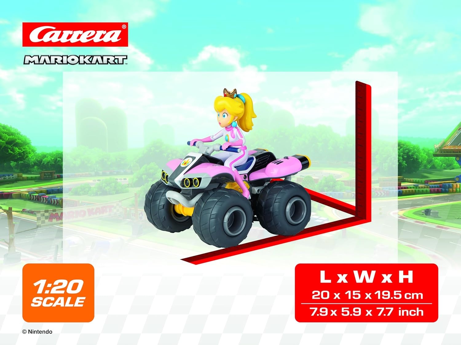 Mario Kart 8 Peach Quad RC Auto - 59% Korting!