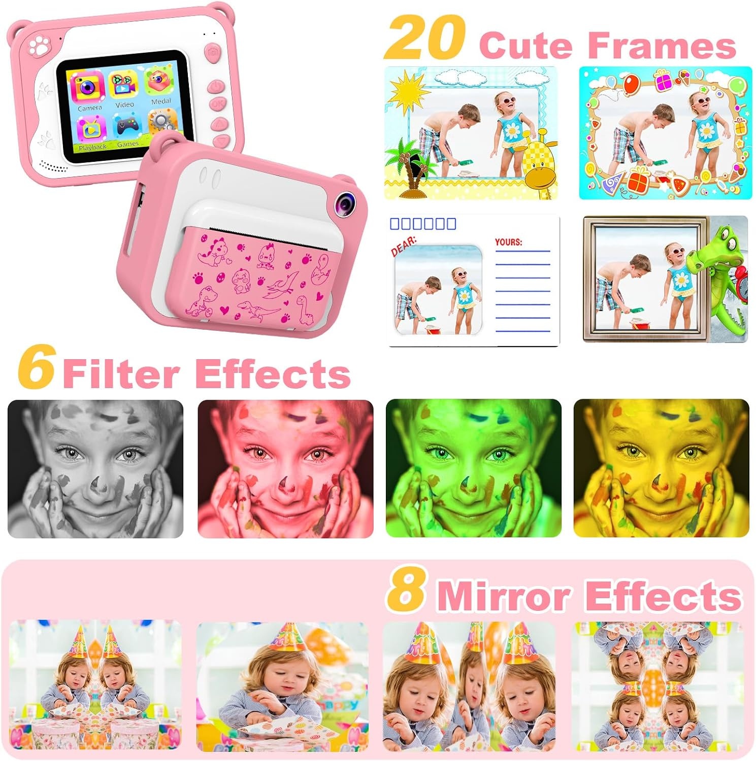 Kindercamera met Printer & 32GB Kaart - 34% Korting