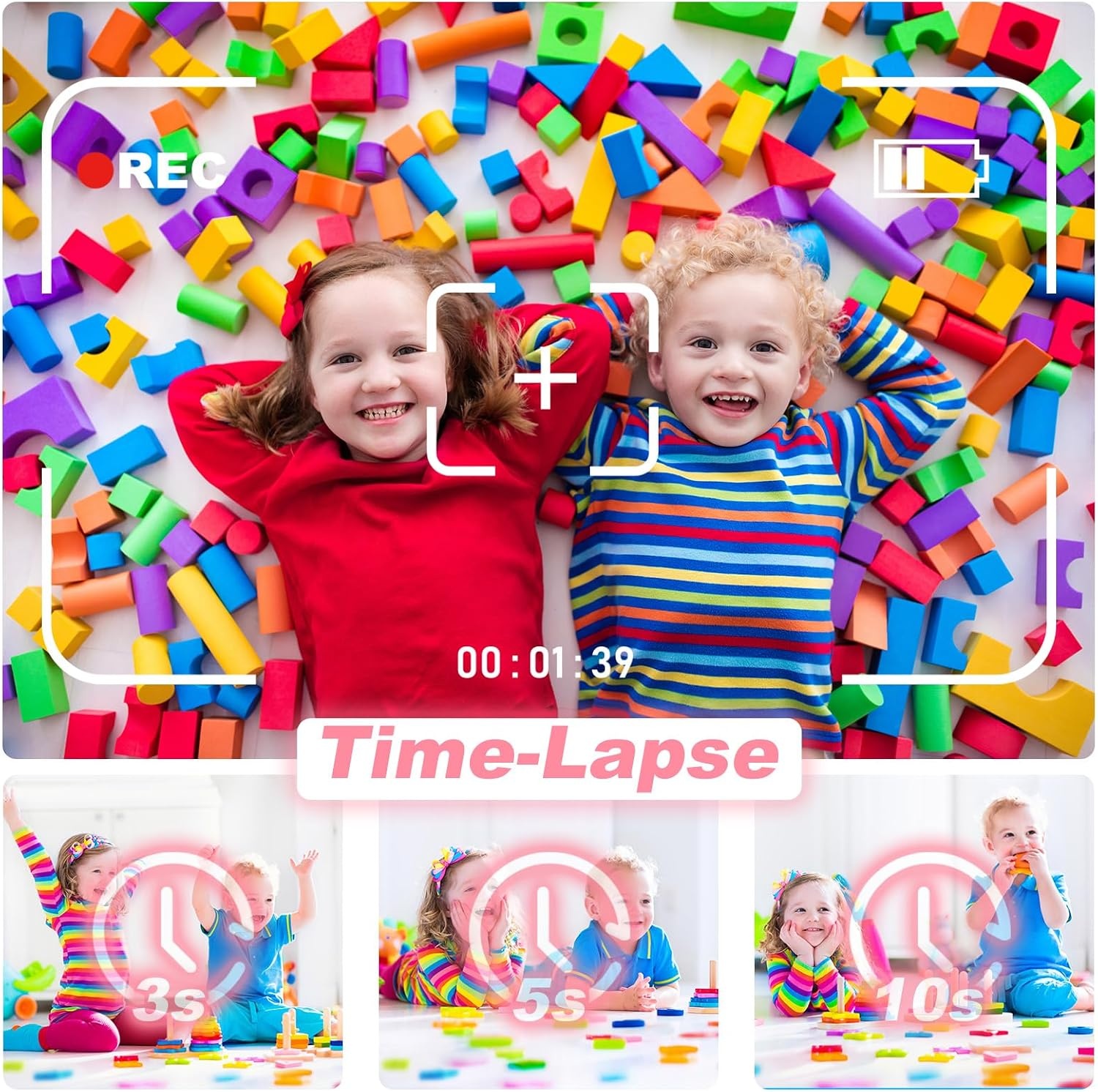 Kindercamera met Printer & 32GB Kaart - 34% Korting