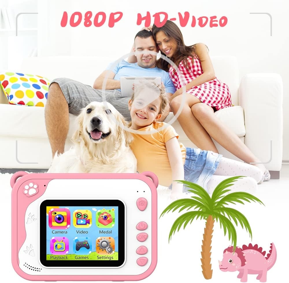 Kindercamera met Printer & 32GB Kaart - 34% Korting