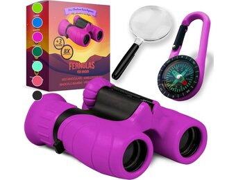 8X21 Kinder Verrekijker Set - Cadeau 3-12 jaar - 33% Korting