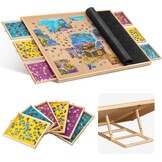 Kantelbaar Puzzelbord met Laden & Deksel - 2000 Stuks