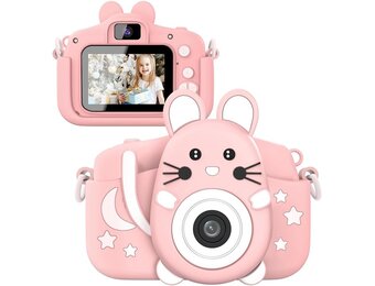 Digitale Kindercamera Roze - 20MP, 1080P, 32GB SD-kaart | 33% Korting