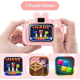 Digitale Kindercamera Roze - 20MP, 1080P, 32GB SD-kaart | 33% Korting