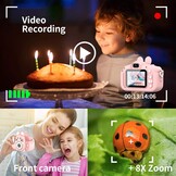 Digitale Kindercamera Roze - 20MP, 1080P, 32GB SD-kaart | 33% Korting