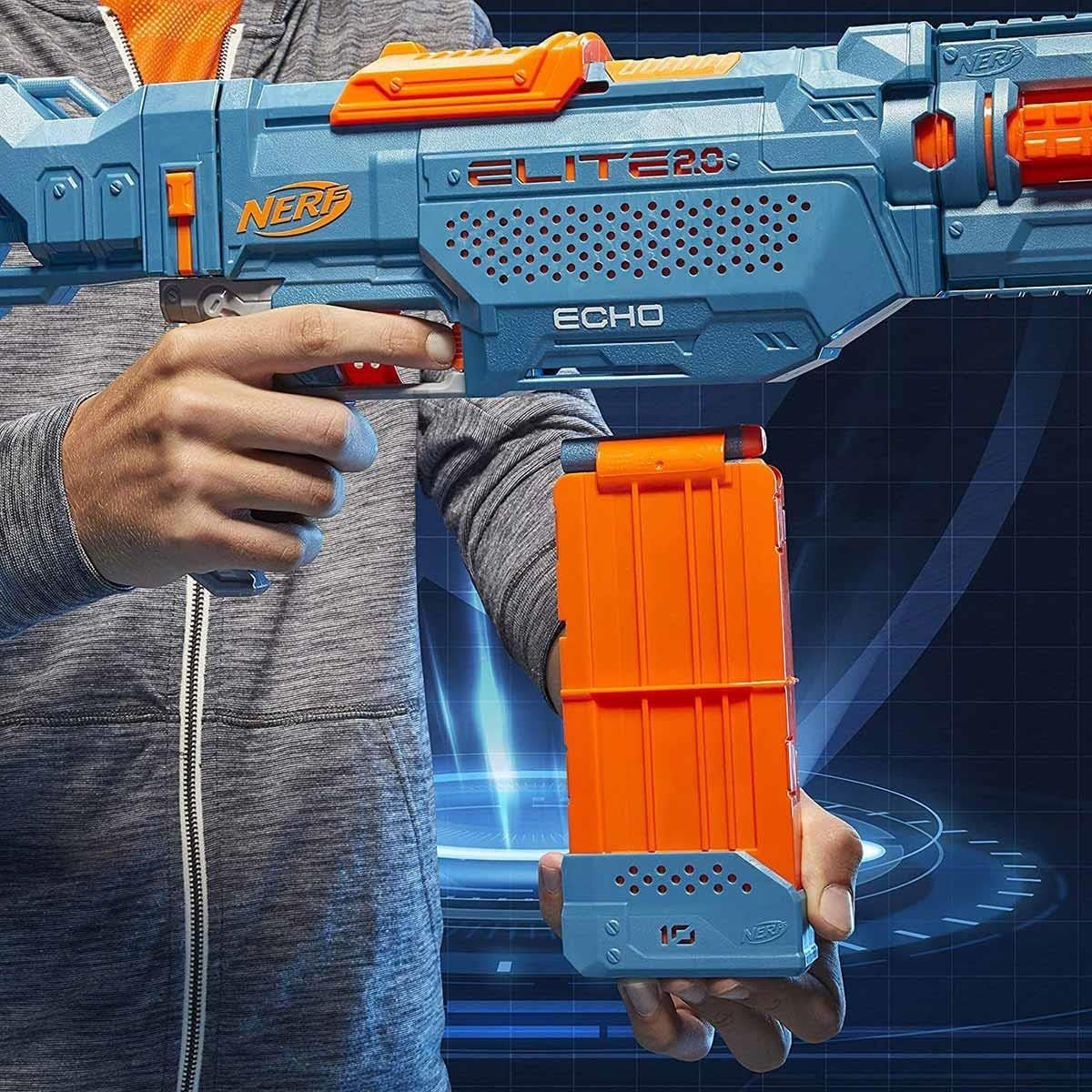Nerf Elite 2.0 Echo CS-10 Blaster + 24 Darts (8+jr)