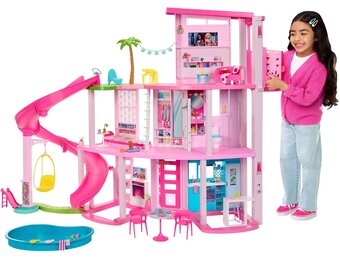 Barbie Droomhuis Speelset met Zwembad en Glijbaan | 35% Korting