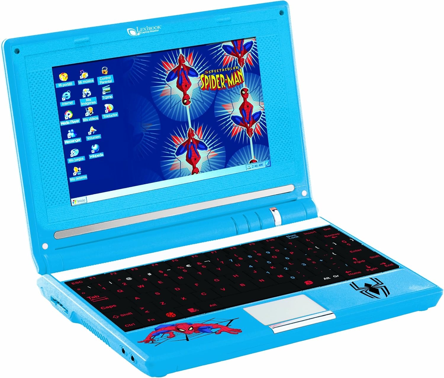 Lexibook Spider-Man Laptop 7" - Blauw - 30% Korting