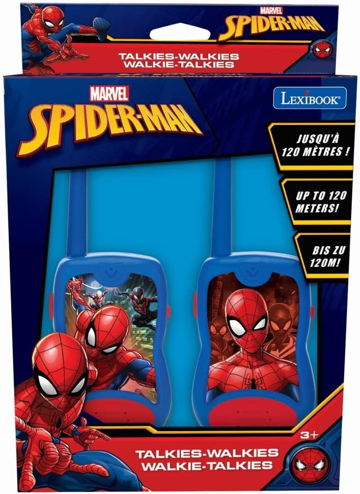 Lexibook Spider-Man Walkie-Talkies 200m - Kinderen Blauw (33% Korting)
