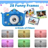 Digitale Kindercamera Blauw - 64GB - 33% Korting