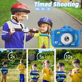 Digitale Kindercamera Blauw - 64GB - 33% Korting