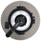 Zandfilter met 4-positie ventiel 350mm Grijs - 35% Korting