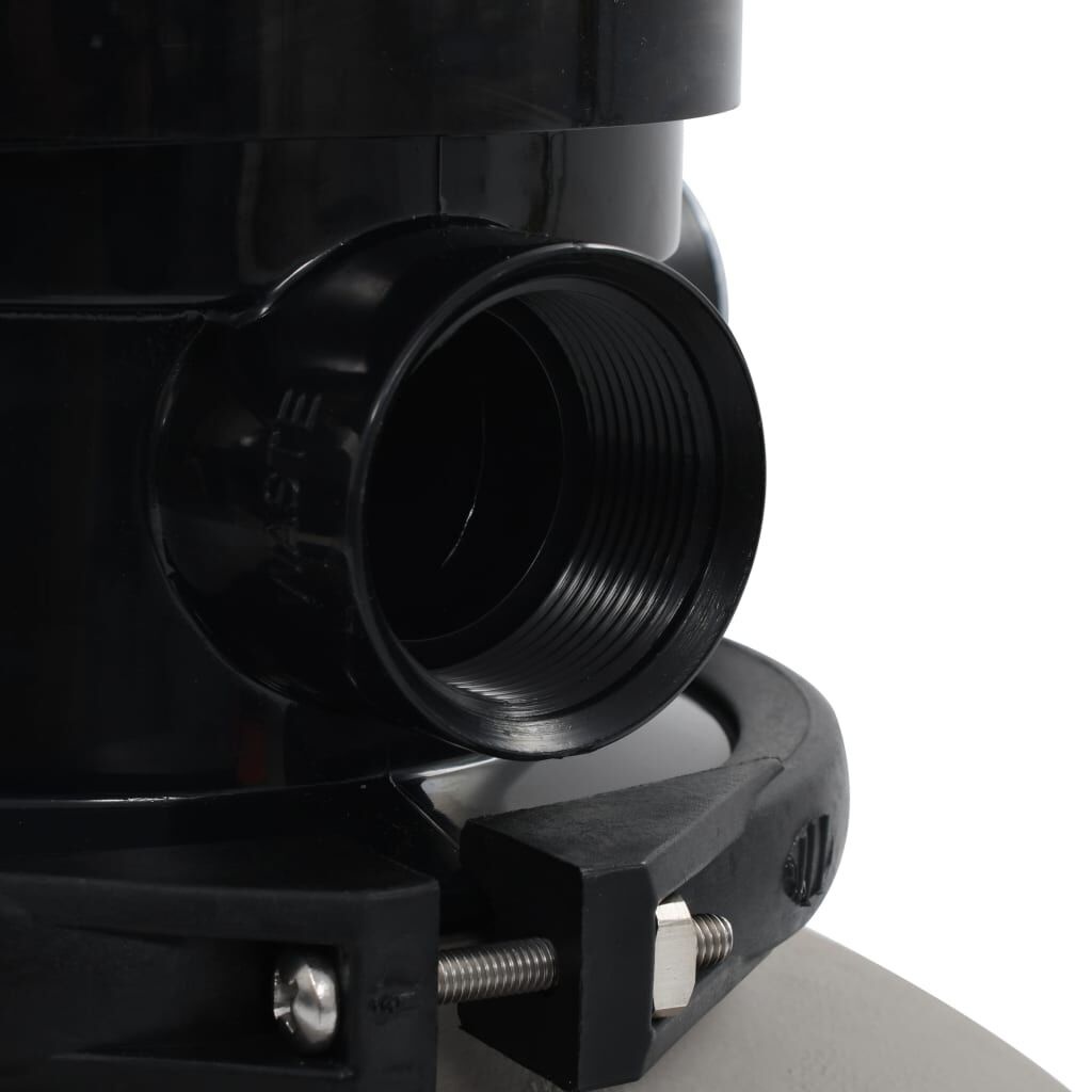 Zandfilter met 4-positie ventiel 350mm Grijs - 35% Korting