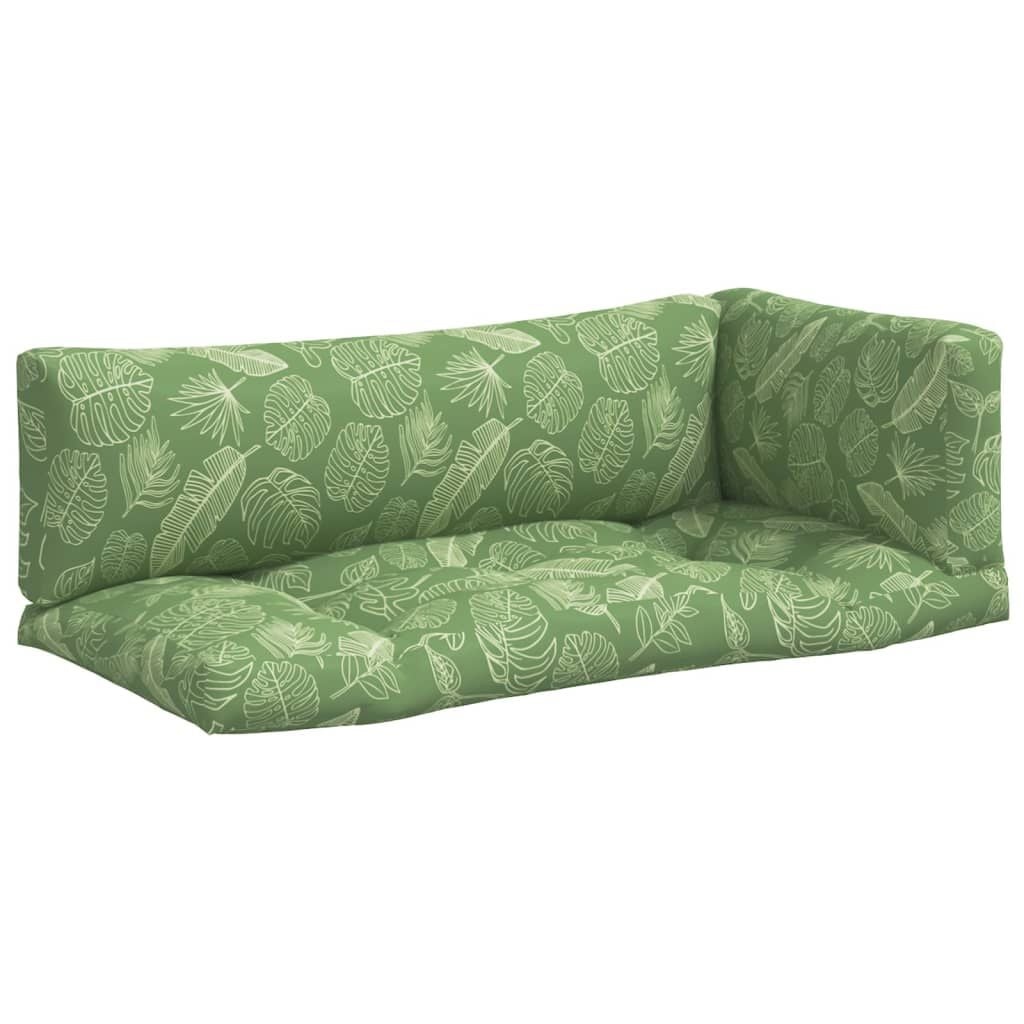 Palletkussens Bladpatroon Oxford Stof - 3 Delig - 34% Korting!