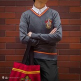 Cinereplicas - Harry Potter Hogwarts Kazak - V yaka Gri, Gryffindor/Hufflepuff/Slytherin/Ravenclaw- XS/S/M/L - Çocuk