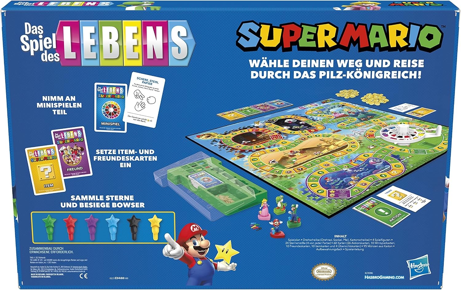 Hasbro Gaming Hasbro Spel van het Leven Super Mario | E9488100