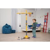 Dickie Toys - RC Titan Crane (150 cm) - Op afstand bestuurde speelgoedkraan met 360° rotatie en interactieve accessoires, speelkraan met afstandsbediening en licht voor kinderen vanaf 3 jaar, incl