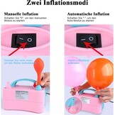 Deeplee Balloon Pump, Electric Balloon Air Pump Inflator Balloon Pump With Double Nozzle For Party, Birthday, Wedding And Festival Decoration