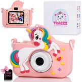 HD-kindercamera, stimuleert de creativiteit - Kindercamera vanaf 3 jaar, cadeau-idee. SD beschikbaar, 1080p -N.1 digitale camera's voor kinderen, cadeau voor meisjes van 4 jaar