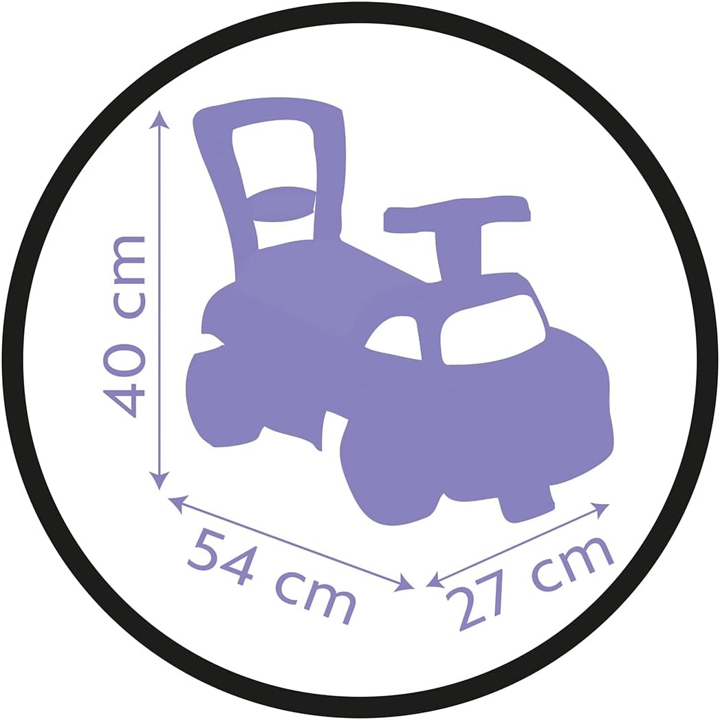 Smoby 720532 - Minnie Mouse, loopauto, loopfunctie, stuurwiel, voor kinderen vanaf 10 maanden
