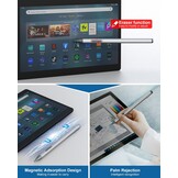 Stylus Pen voor Amazon Fire Max 11, Google Pixel Tablets, Lenovo Chromebook Duet, Acer Chromebook Spin314 | USI 2.0 | Magnetische adsorptie & Gumfunct