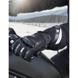 Verwarmbare handschoenen voor motorrijden en skiën | Elektrisch, touchscreen, slijtvast met koolstofvezel schaal