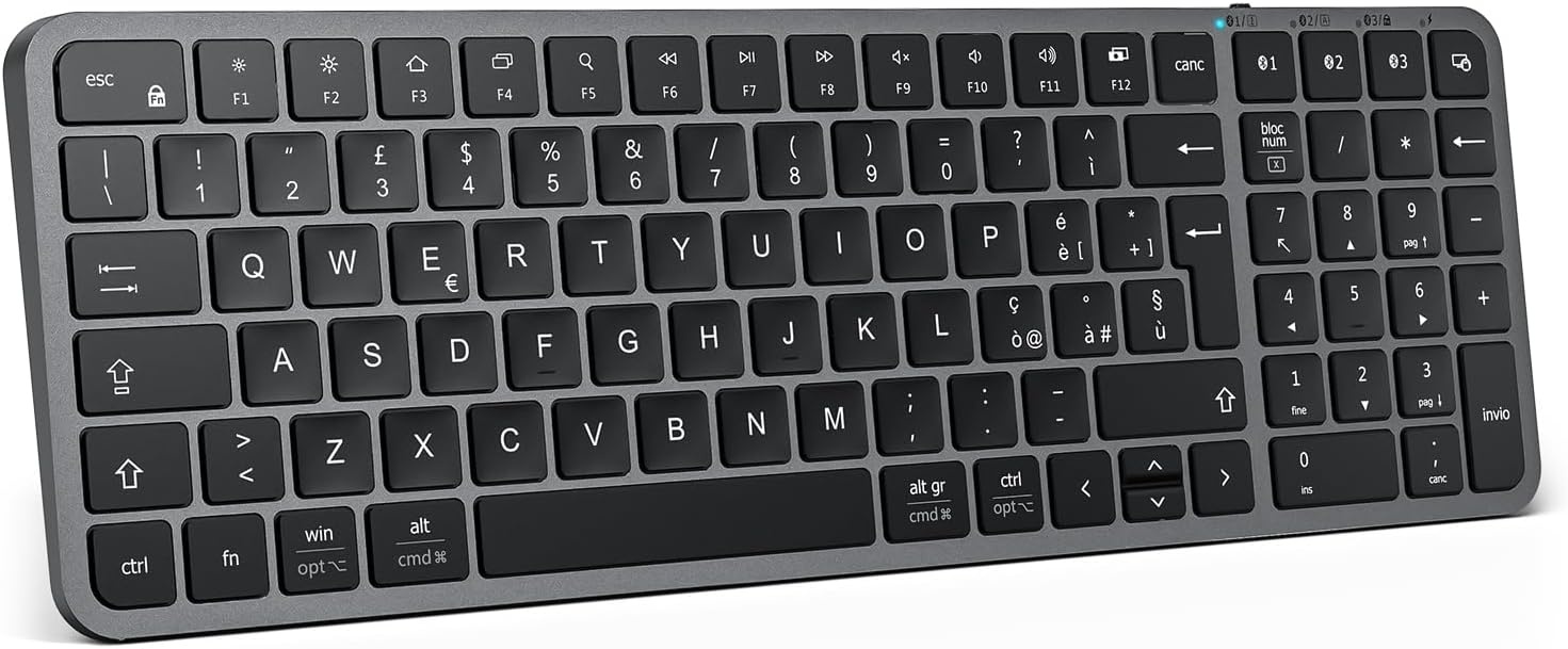 Stil Draadloos Bluetooth Toetsenbord - 78% Korting