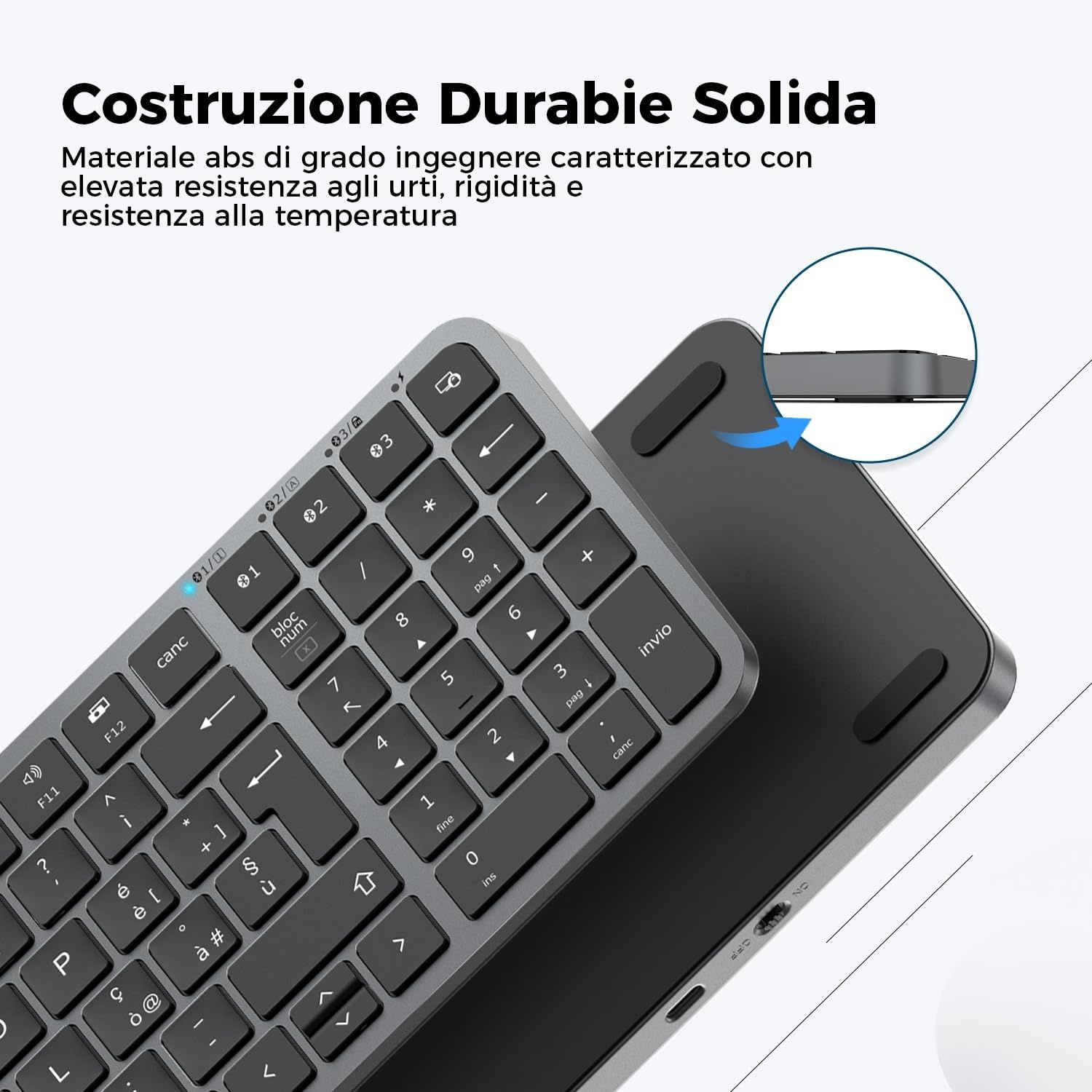 Stil Draadloos Bluetooth Toetsenbord - 78% Korting