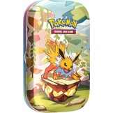 Pokémon - Verzamelkaartspel: scharlakenrode en paarse minilaten, prismatische ontwikkelingen – Jolteon (2 booster-packs en 1 munt)