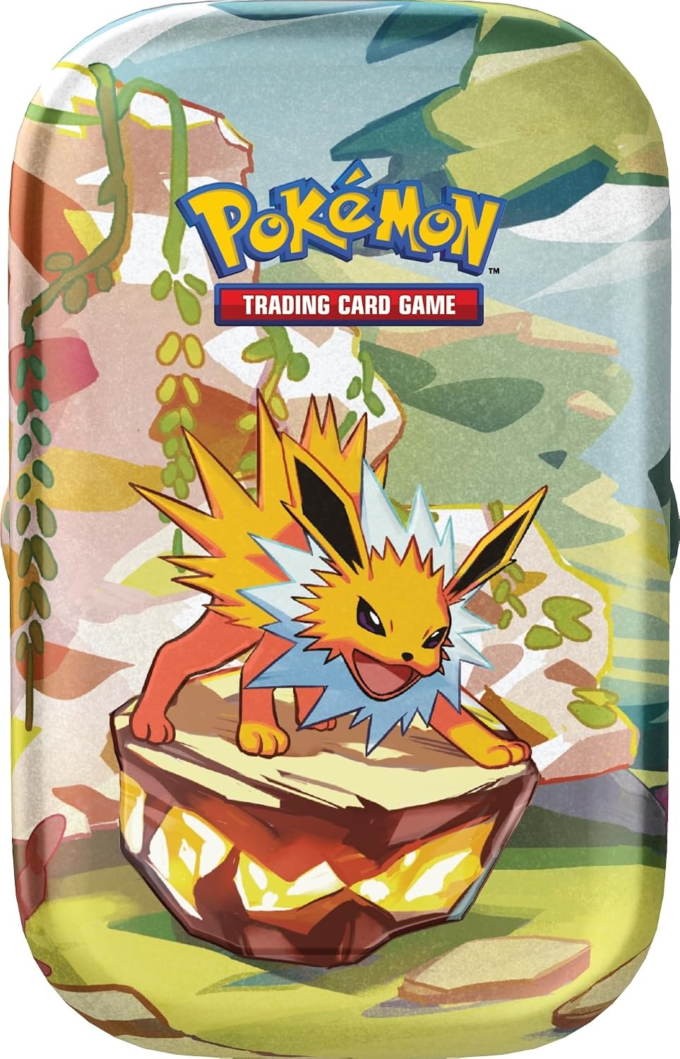 Pokémon - Verzamelkaartspel: scharlakenrode en paarse minilaten, prismatische ontwikkelingen – Jolteon (2 booster-packs en 1 munt)