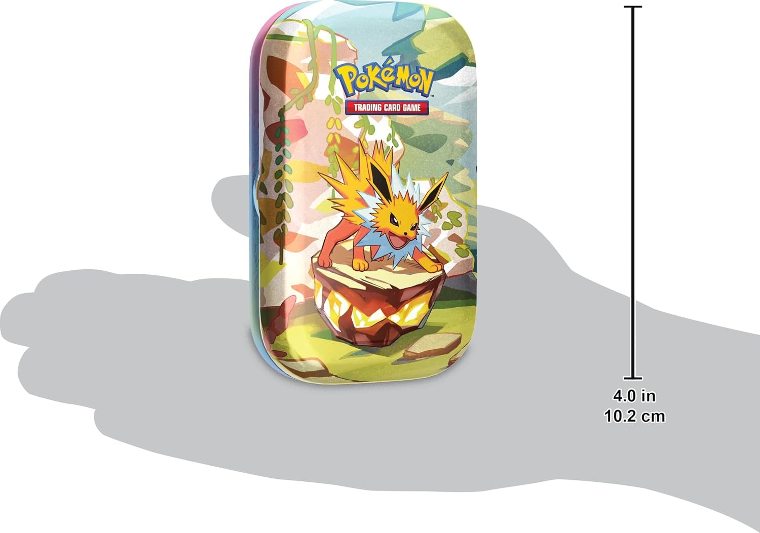 Pokémon - Verzamelkaartspel: scharlakenrode en paarse minilaten, prismatische ontwikkelingen – Jolteon (2 booster-packs en 1 munt)