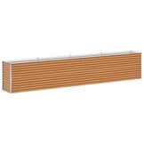 vidaXL Verhoogde plantenbak Licht Bruin 390 x 50 x 68 cm
